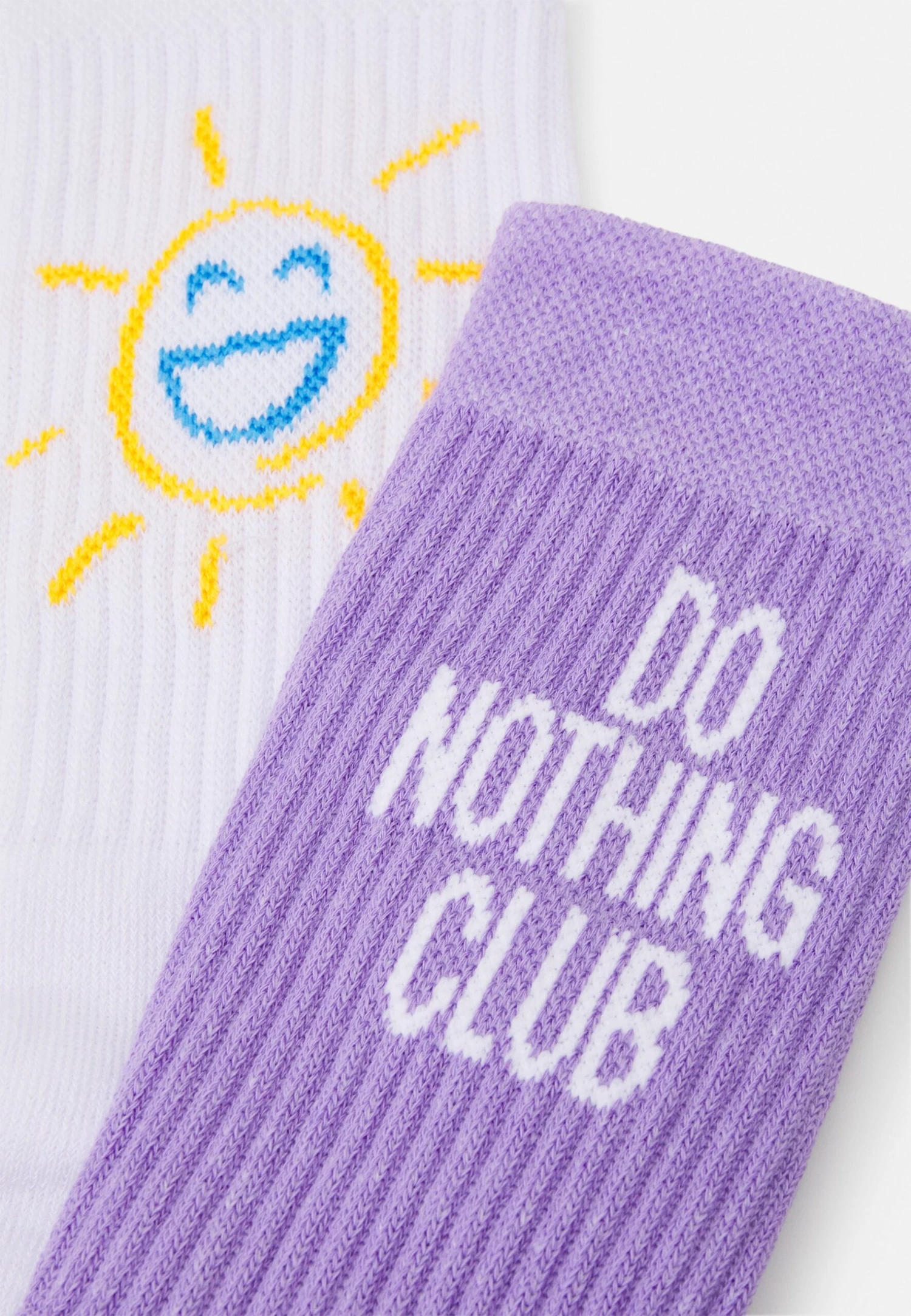 Sun Smile 2 Pack Unisex - Calcetines - White - Imagen 2