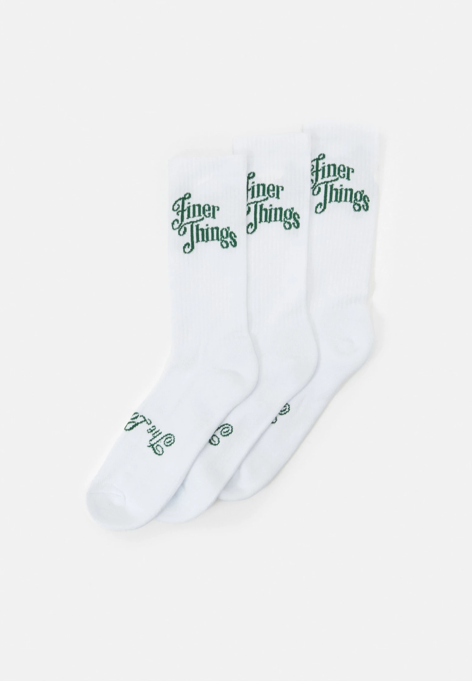 Pegador Kirk Socks Unisex 3 Pack - Calcetines - White/Cypres Green