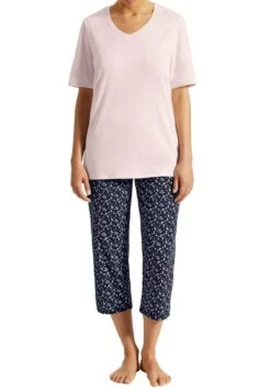 Uncover By Schiesser Schlafanzug Set- Pijama - Light Pink