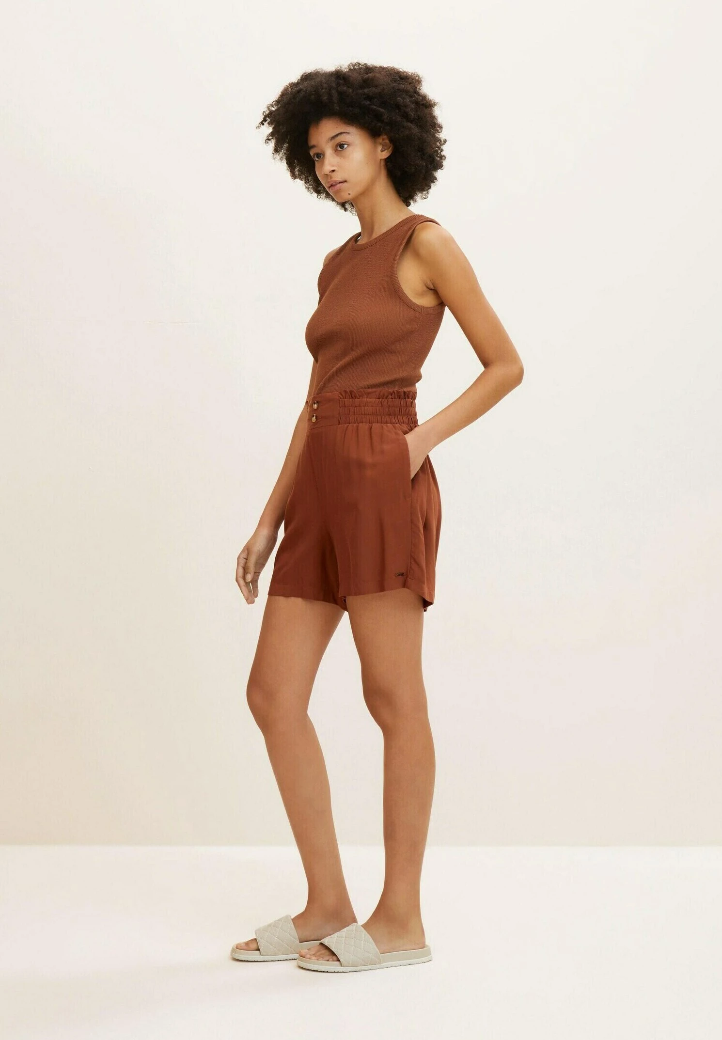 TOM TAILOR Denim Shorts - Nut Brown - Imagen 5
