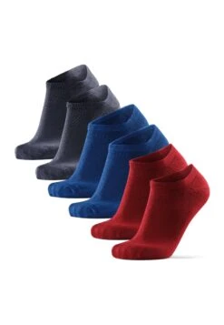 Low-Cut Bamboo 6 Pack - Calcetines - Grey/Oxford Blue/Wine Red