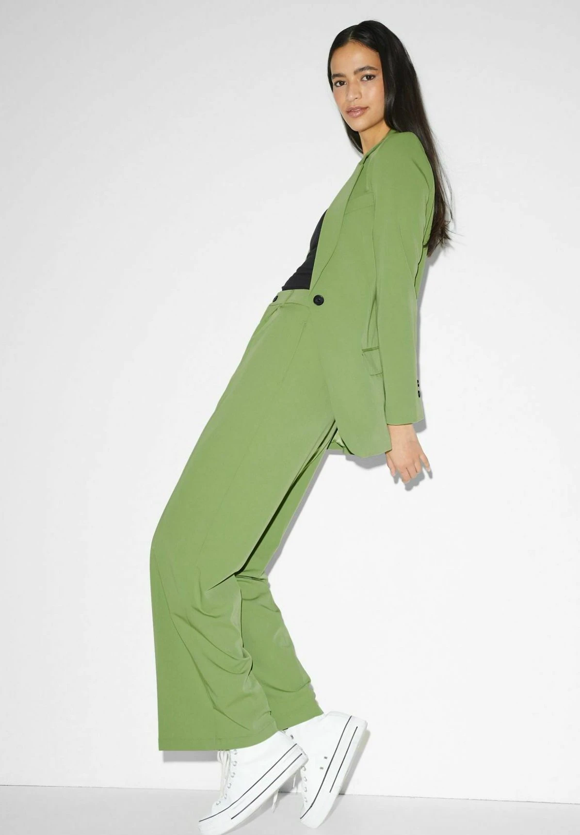 Pantalones - Light Green - Imagen 3