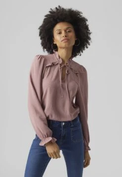 Vero Moda Mit Langen Ärmeln - Blusa - Nostalgia Rose