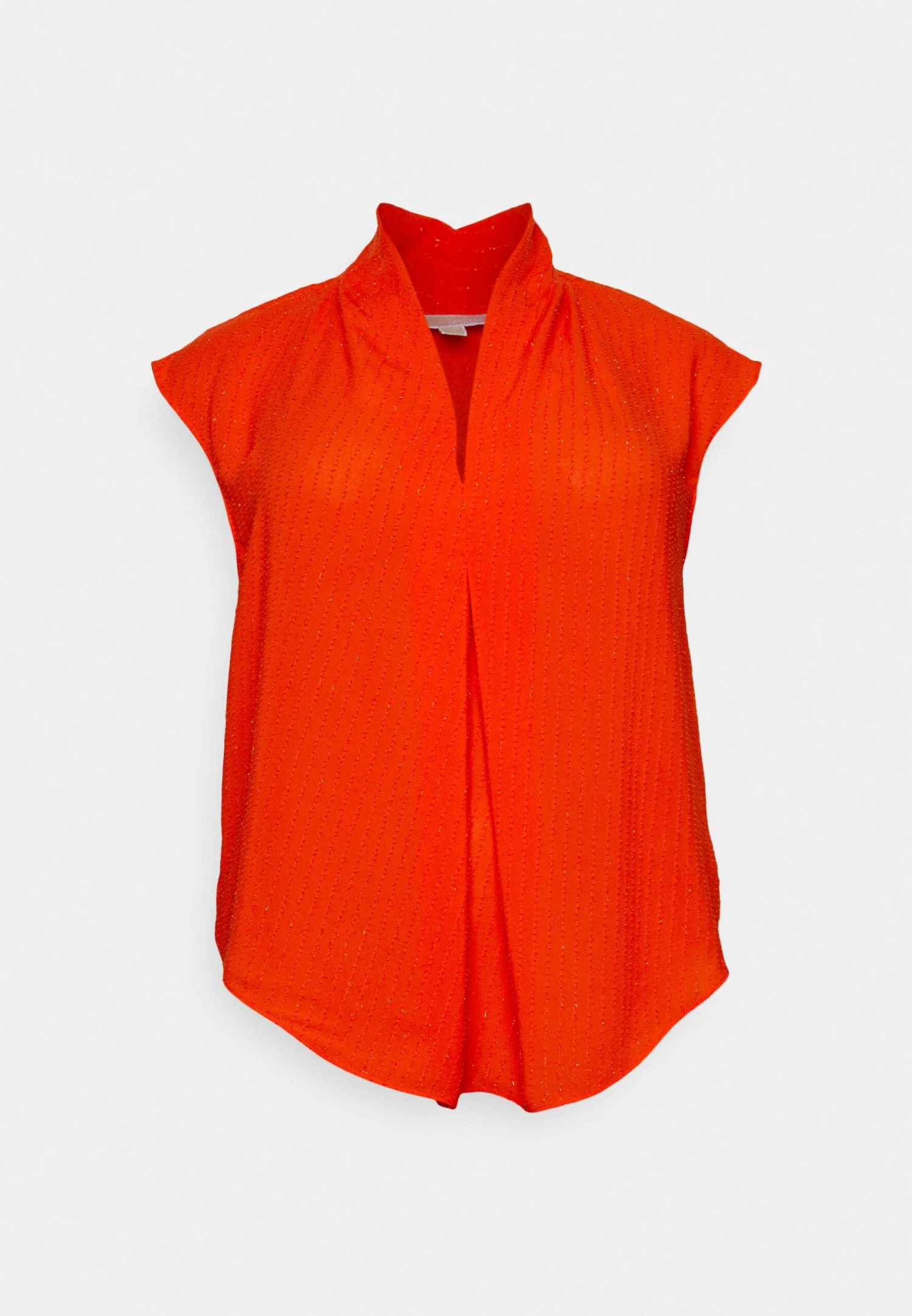 MICHAEL Michael Kors Pinstripe Crepe- Blusa - Red - Imagen 4