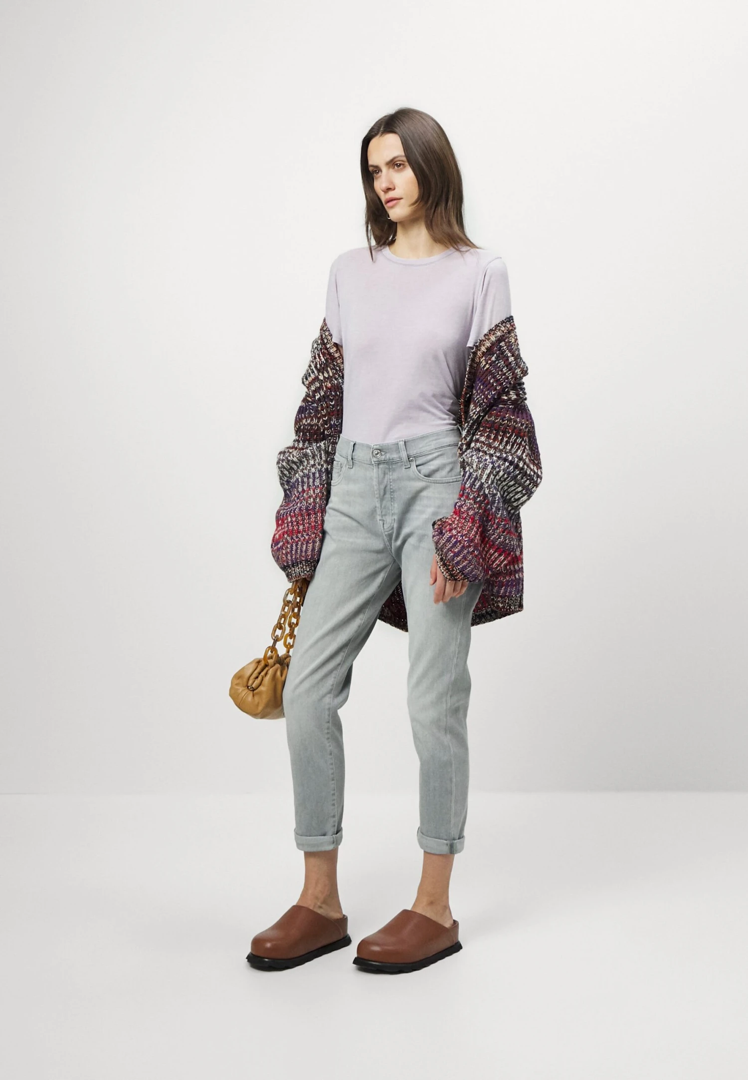 7 For All Mankind Josefina Anchor - Vaqueros Bootcut - Grey - Imagen 2