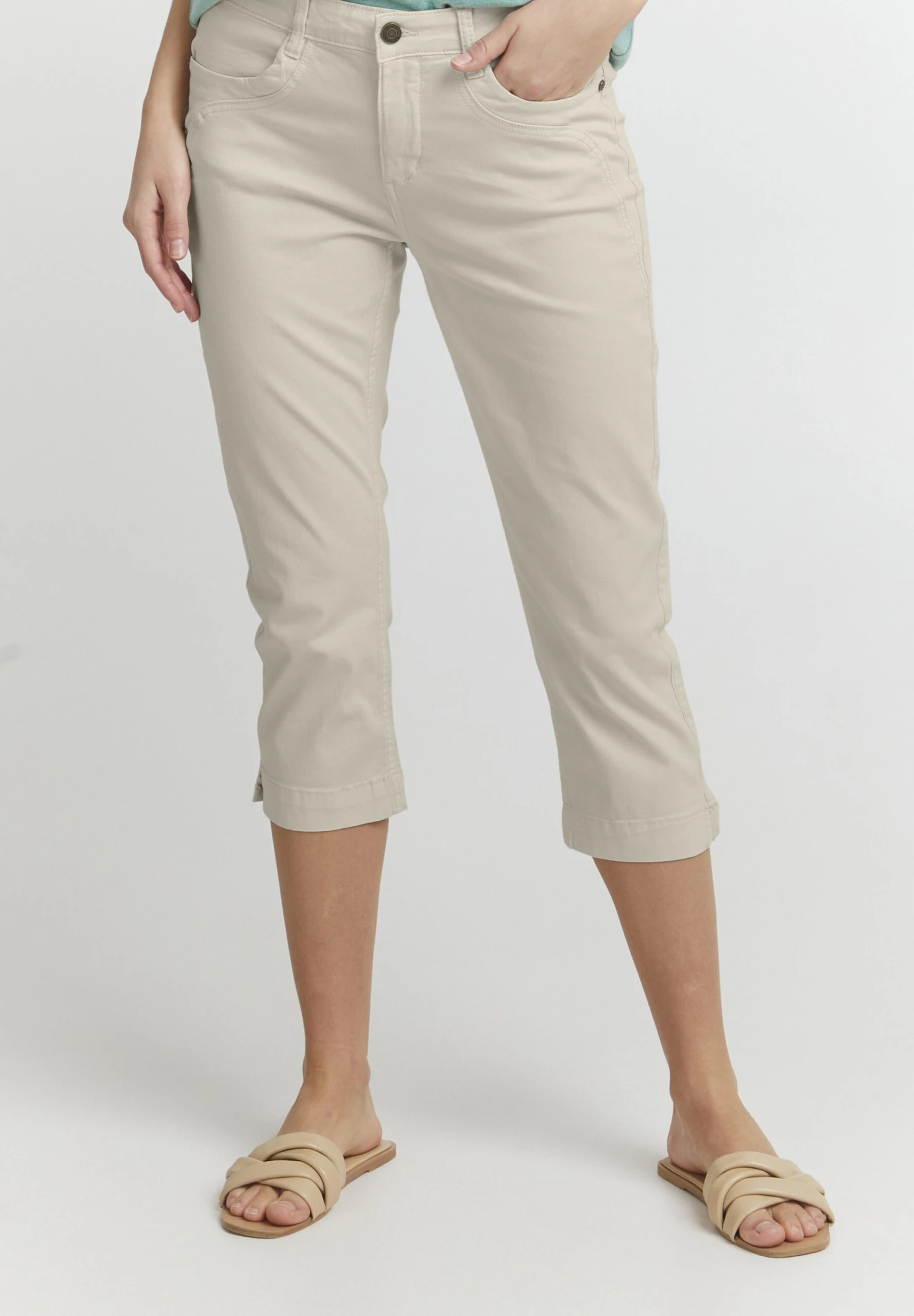 Fransa FrfotwillCapri - Shorts Vaqueros - Birch