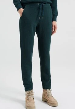 WE FASHION Slim Fit - Pantalones Deportivos - Green