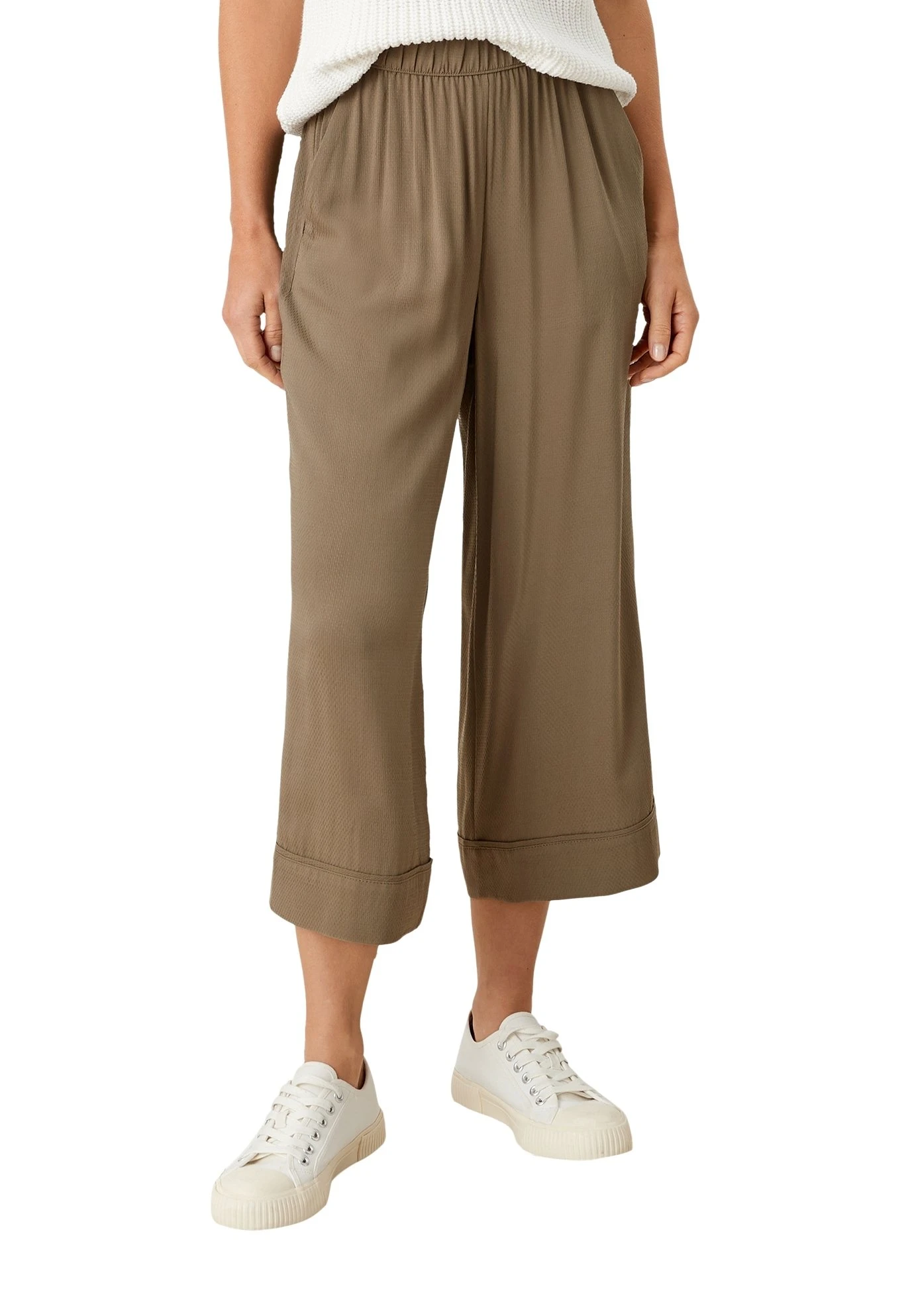 S.Oliver À Motif Texturé - Pantalones - Dusty Olive - Imagen 6