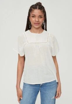 QS By S.Oliver Crêpe - Blusa - Ecru