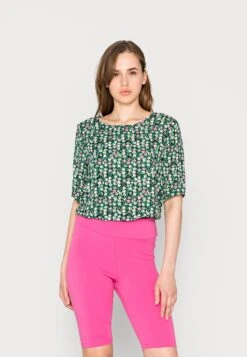 ICHI Marrakech - Blusa - Multi Color/Holly Green