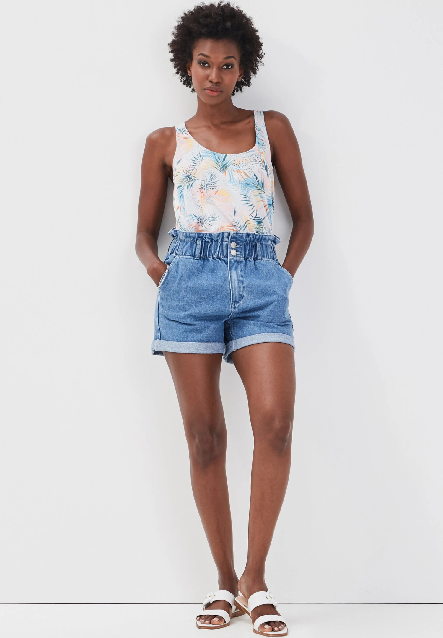 Shorts Vaqueros - Denim Double Stone - Imagen 2