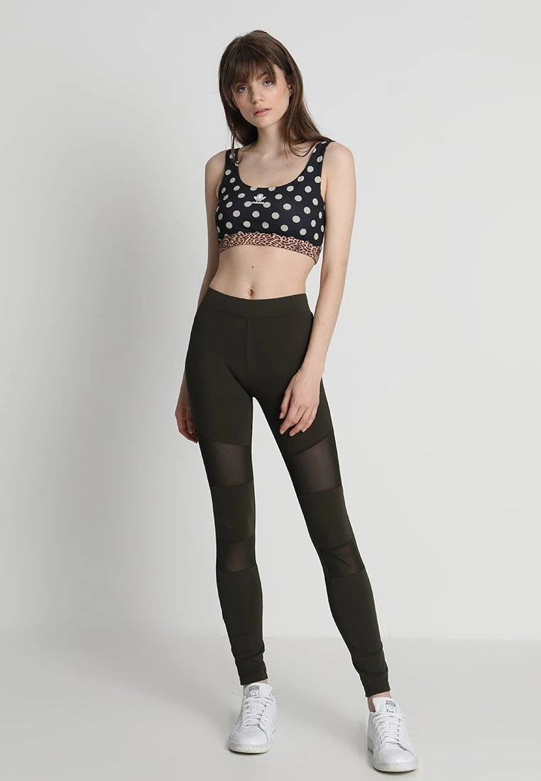 URBAN CLASSICS Ladies Tech Mesh Leggings - Leggings - Darkolive - Imagen 2