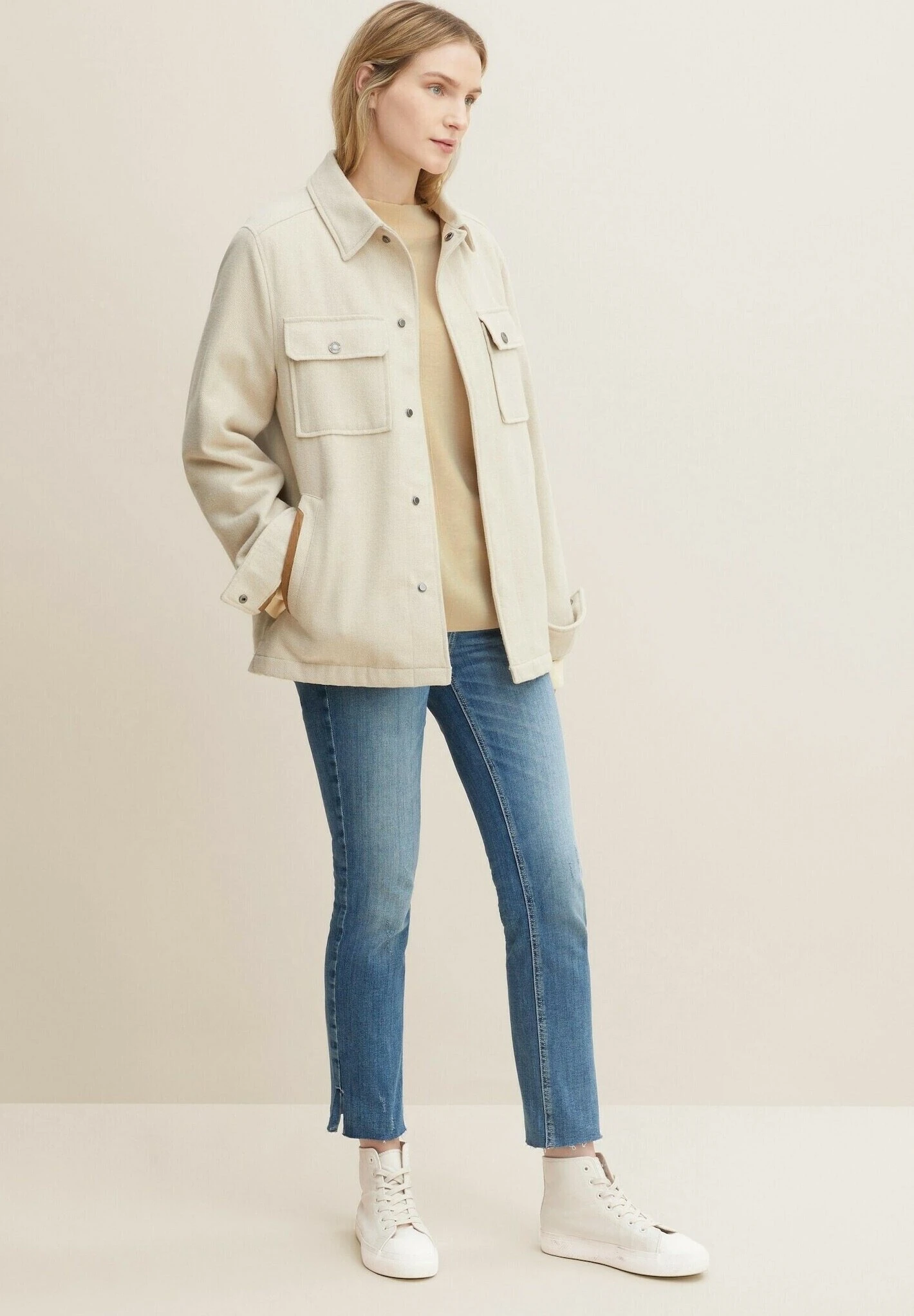 Tom Tailor Vaqueros Rectos - Used Light Stone Blue Denim - Imagen 2