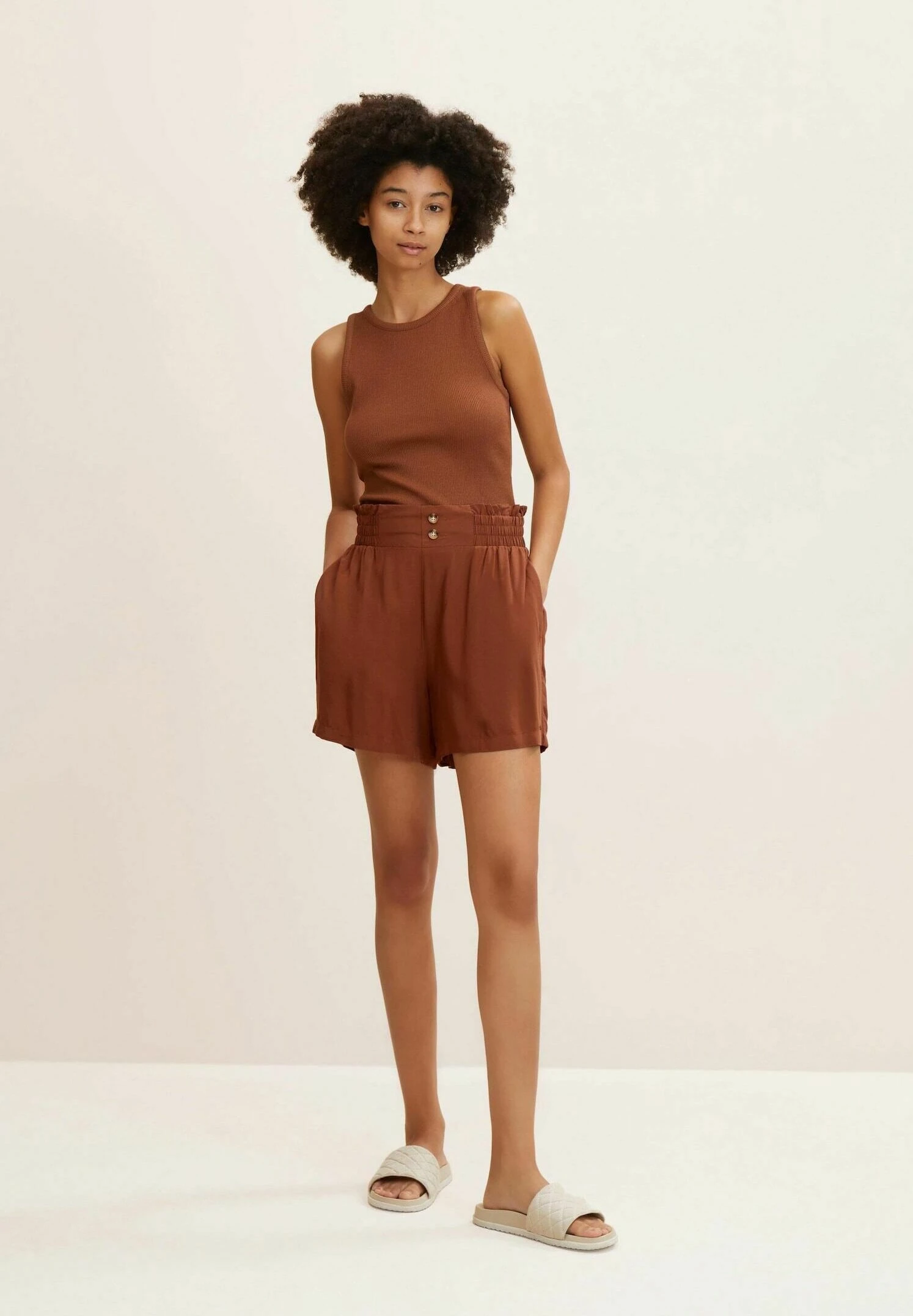 TOM TAILOR Denim Shorts - Nut Brown - Imagen 2
