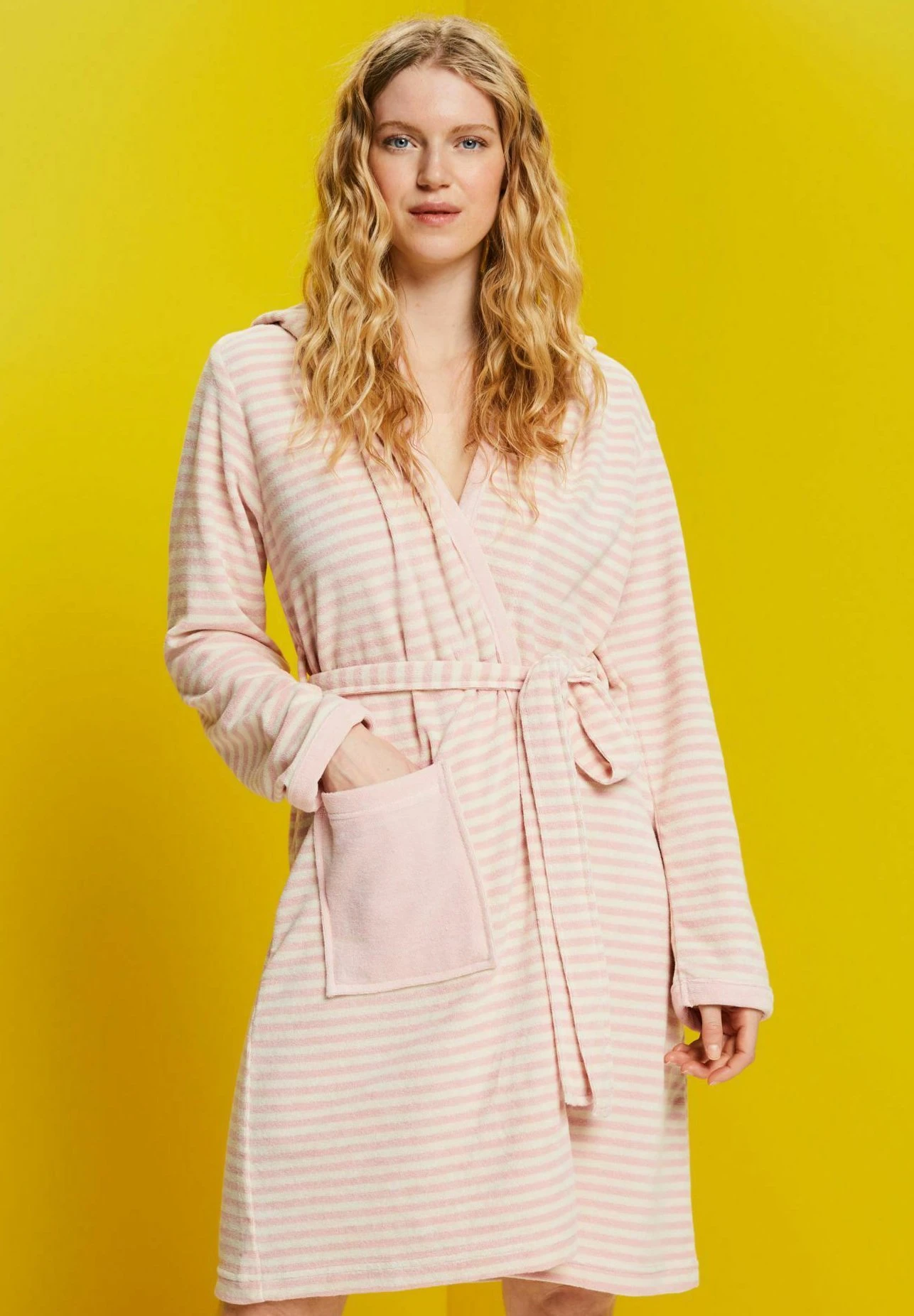 ESPRIT Fashion Bathrobe - Albornoz - Rose - Imagen 4
