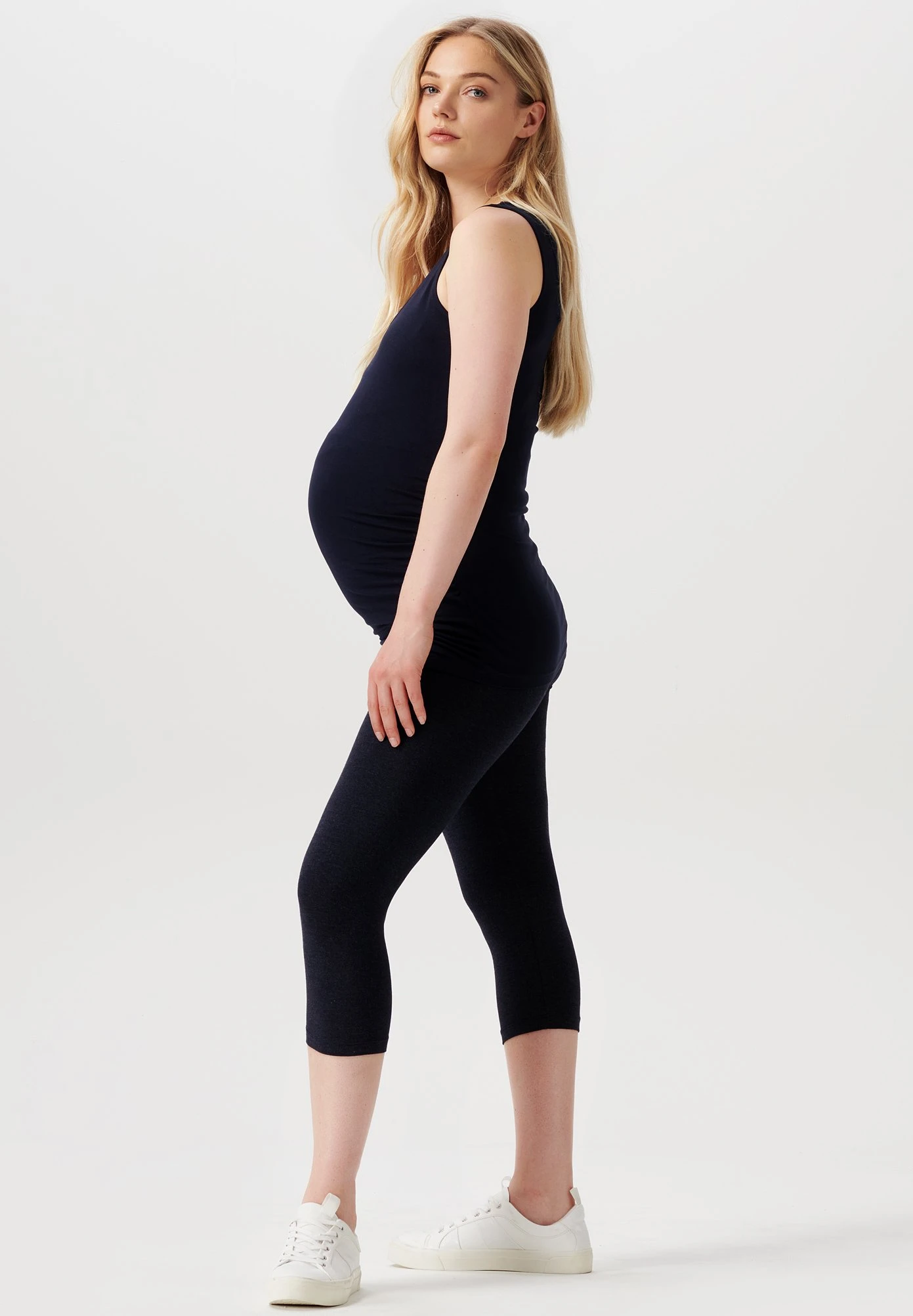 Over The Belly Capri - Leggings - Night Sky Blue - Imagen 2