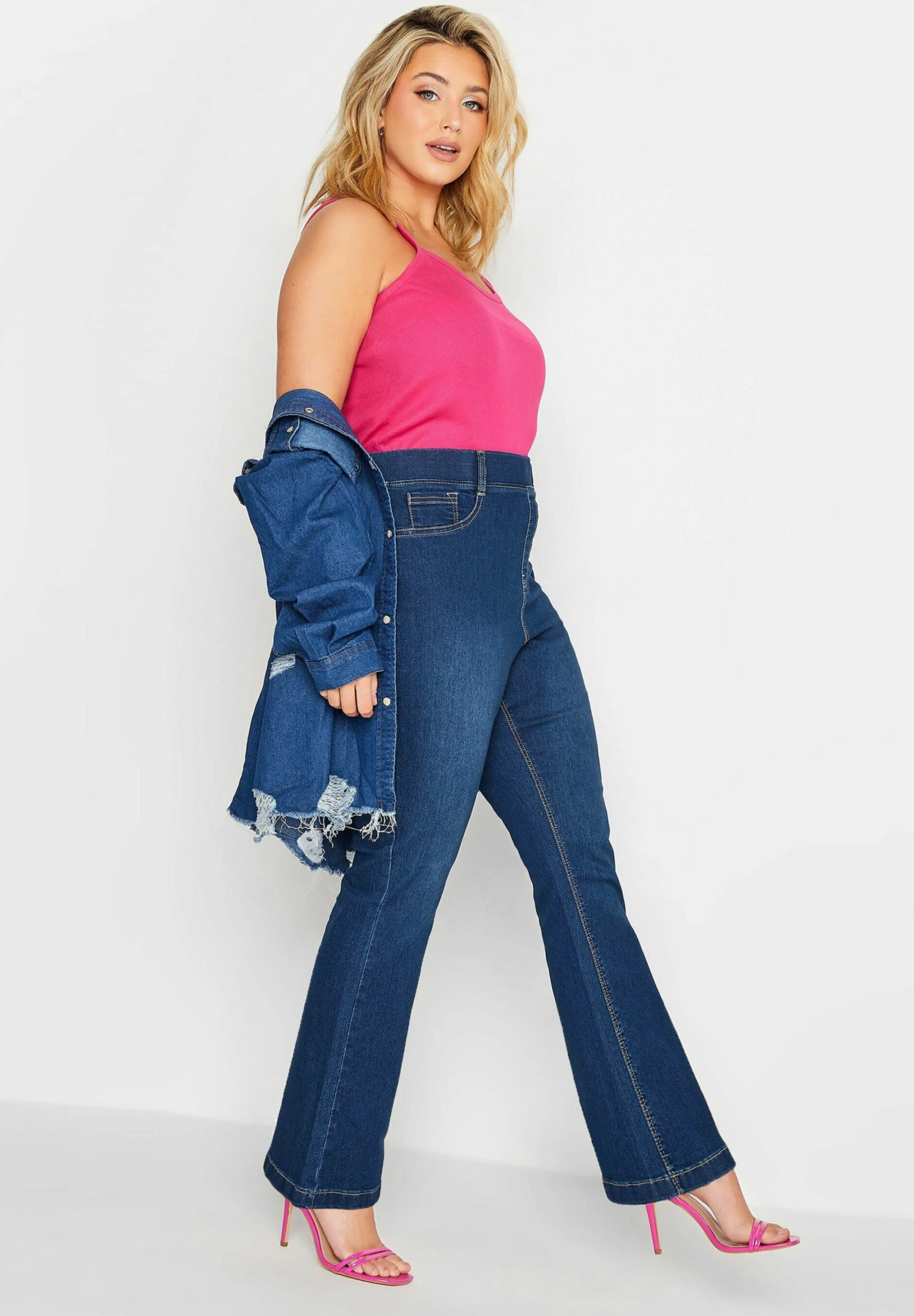 Pull-On - Vaqueros Bootcut - Blue - Imagen 3