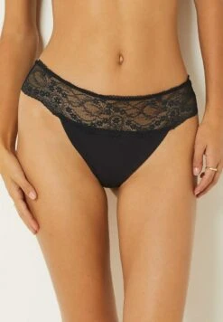 ETAM Pure Delicate - Tanga - Noir