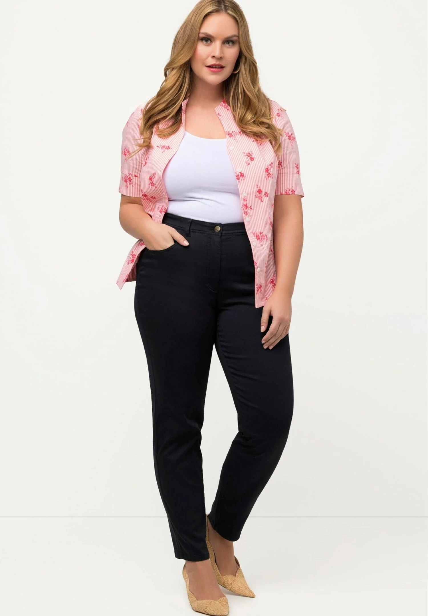 Ulla Popken Pantalones - Marine - Imagen 2