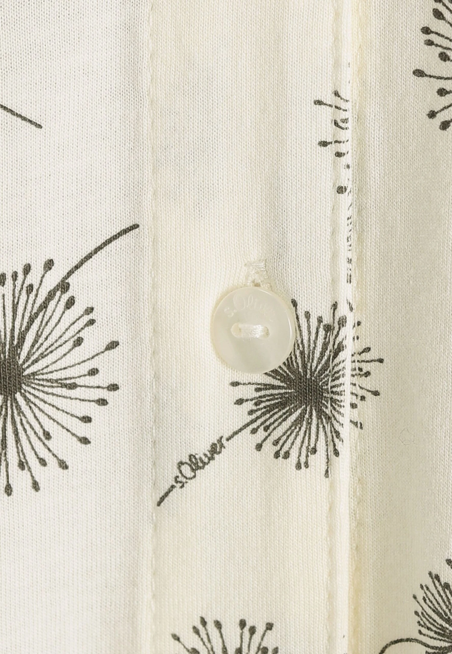 S.Oliver Pijama - Ecru Gemustert - Imagen 7