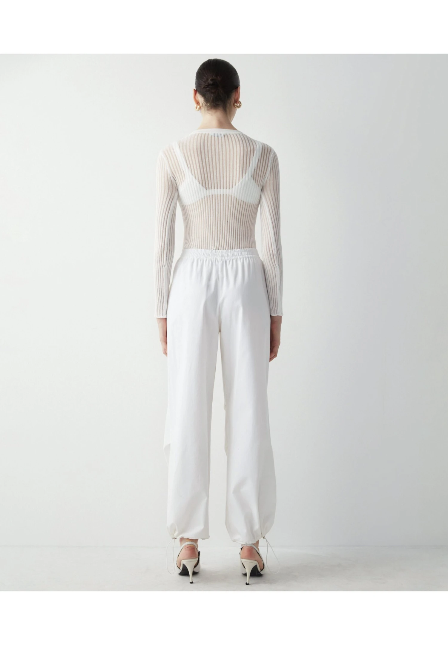 Ipekyol Relaxed Fit - Pantalones Deportivos - White - Imagen 3