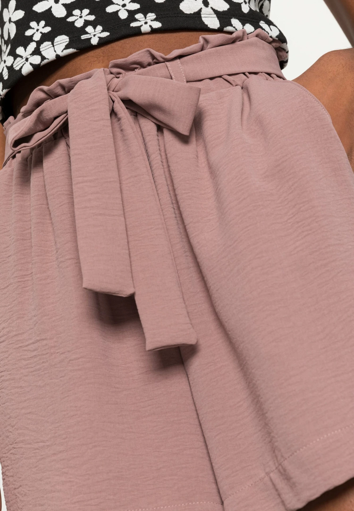 ONLY Onlmette Paperbag - Shorts - Elderberry - Imagen 5