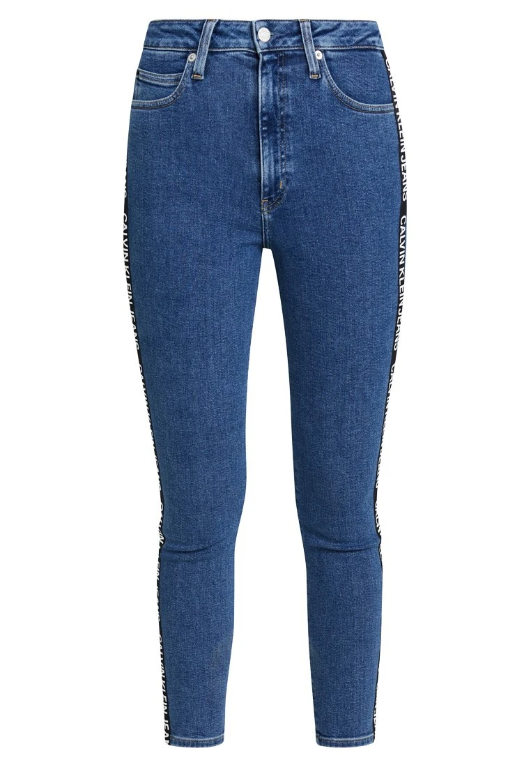 Calvin Klein Jeans 010 High Rise Skinny Ankle - Vaqueros Pitillo - Dark Blue Denim - Imagen 5