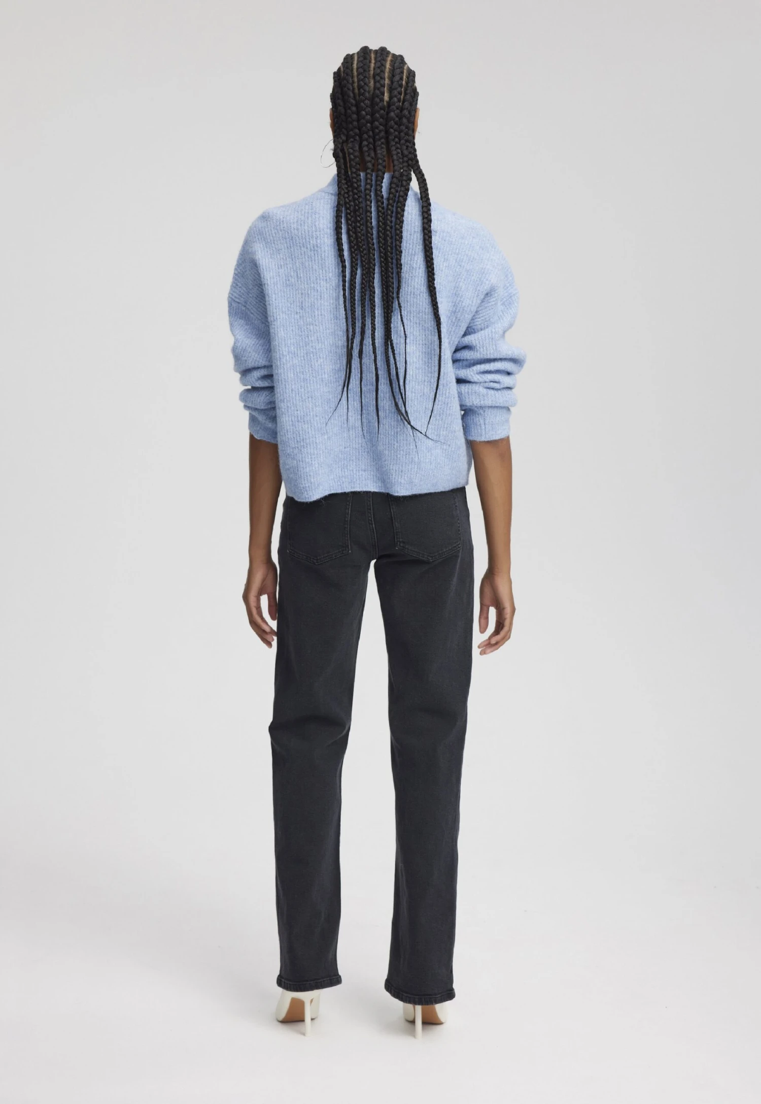 Gestuz Mikagz Mw - Vaqueros A Campana - Black - Imagen 3