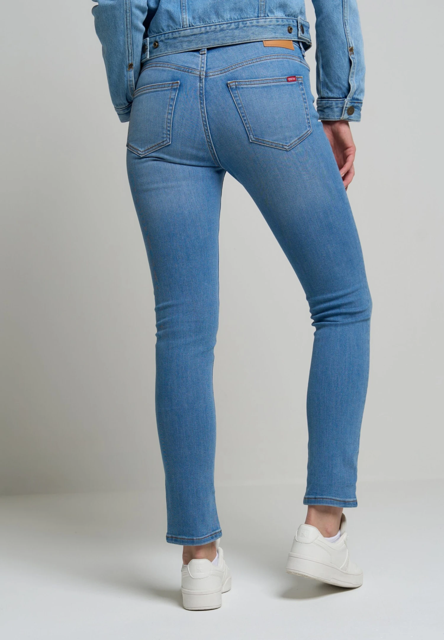 BIG STAR Adela- Vaqueros Slim Fit - Hellblau - Imagen 5