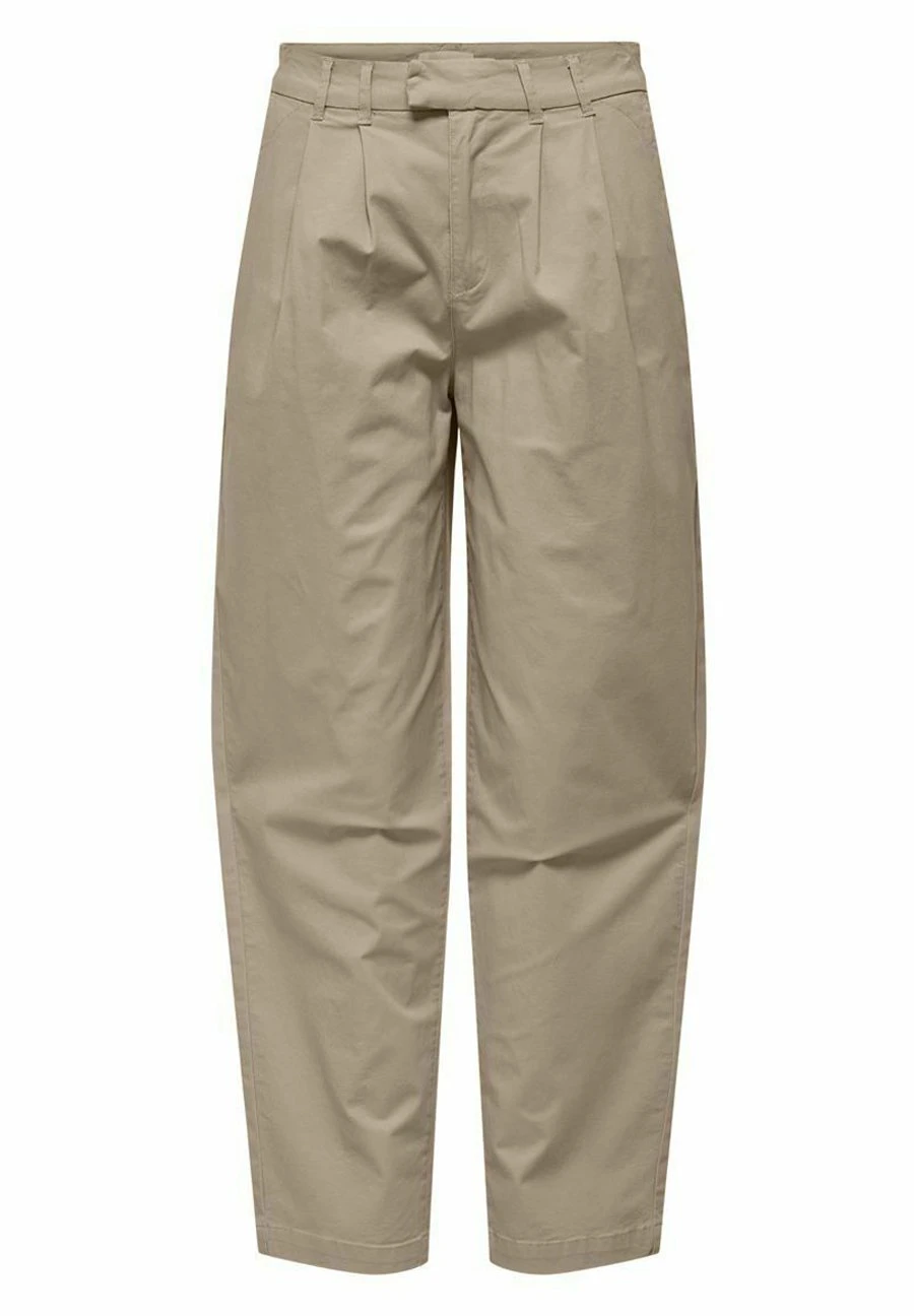 ONLY Onlevelyn Pleat- Pantalones - Silver Mink