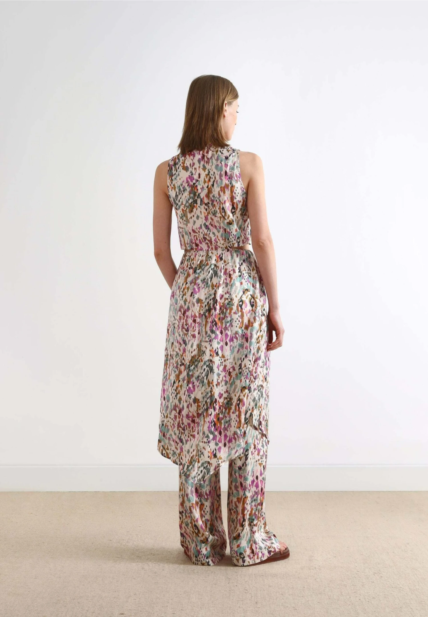 Scalpers Multicoloured Print Flared- Pantalones - Multicolor - Imagen 3