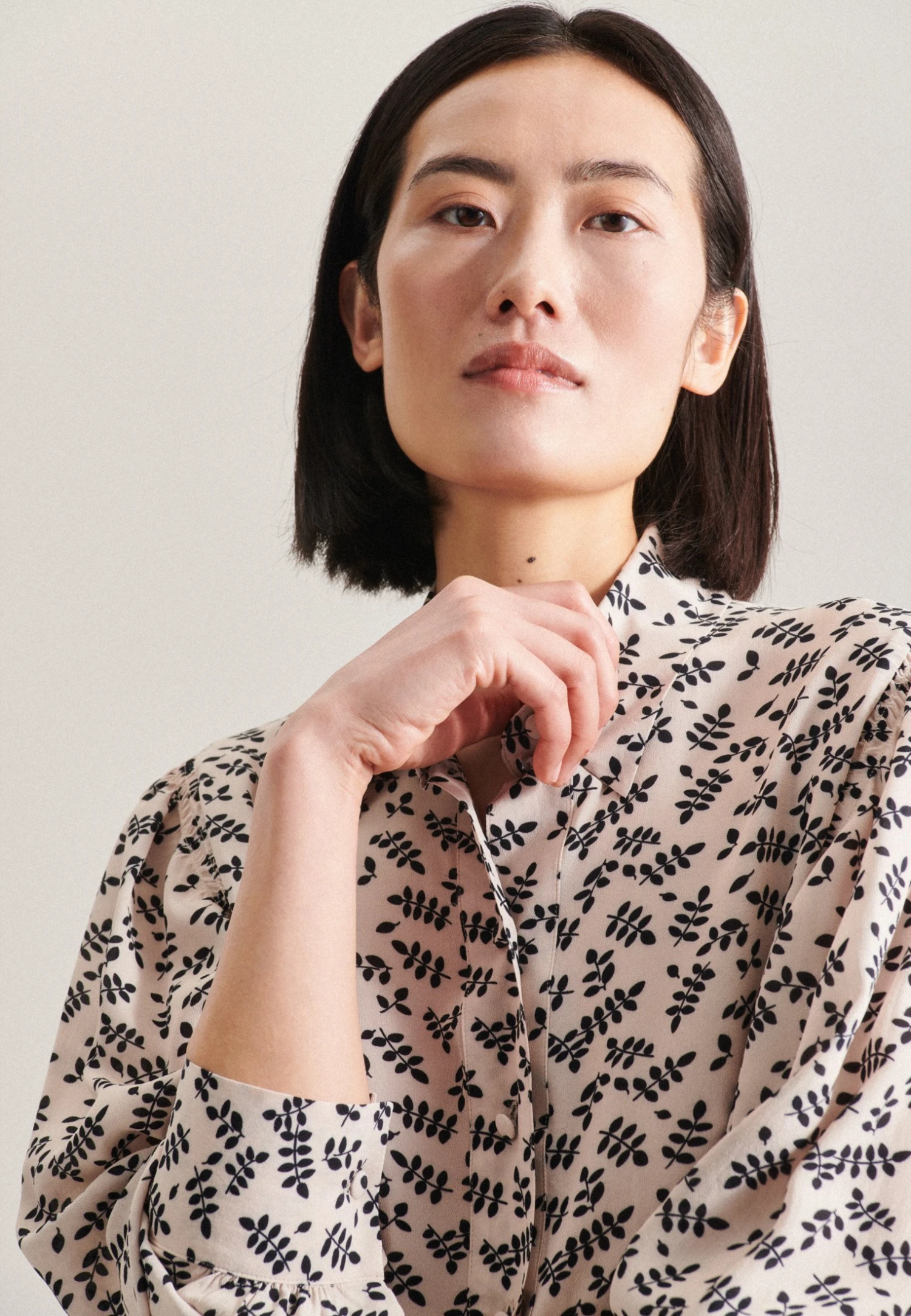 Seidensticker Schwarze Rose - Camisa - Ecru - Imagen 4