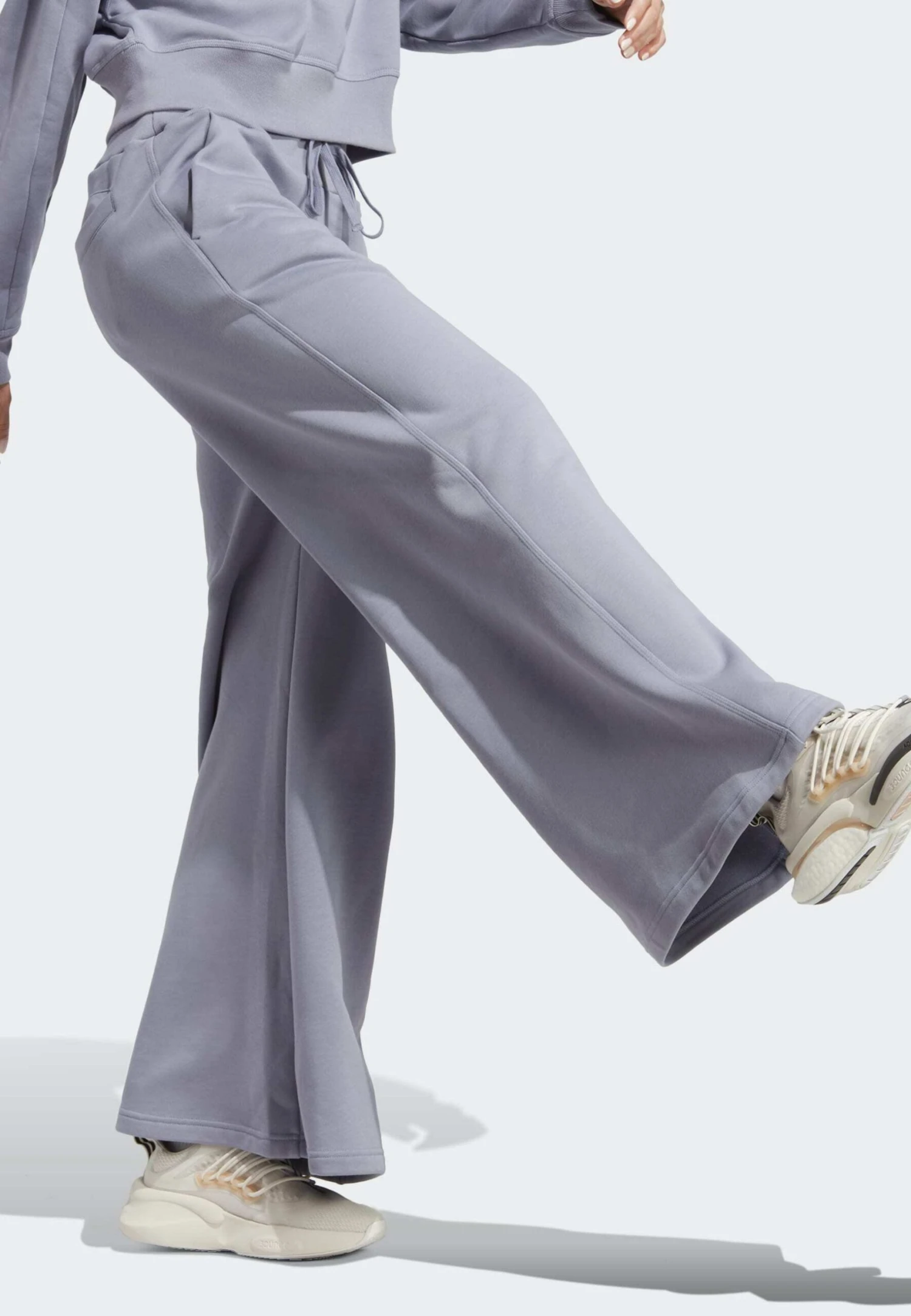 Adidas Sportswear Wide- Pantalones Deportivos - Silver Violet - Imagen 4