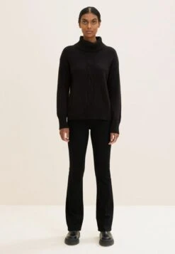 Tom Tailor Kate Narrow - Vaqueros Bootcut - Black Denim