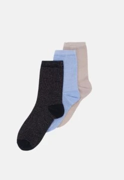 Becksöndergaard Dover Stripe Sock 3 Pack - Calcetines - Night Sky/Eventide/Violet Ice