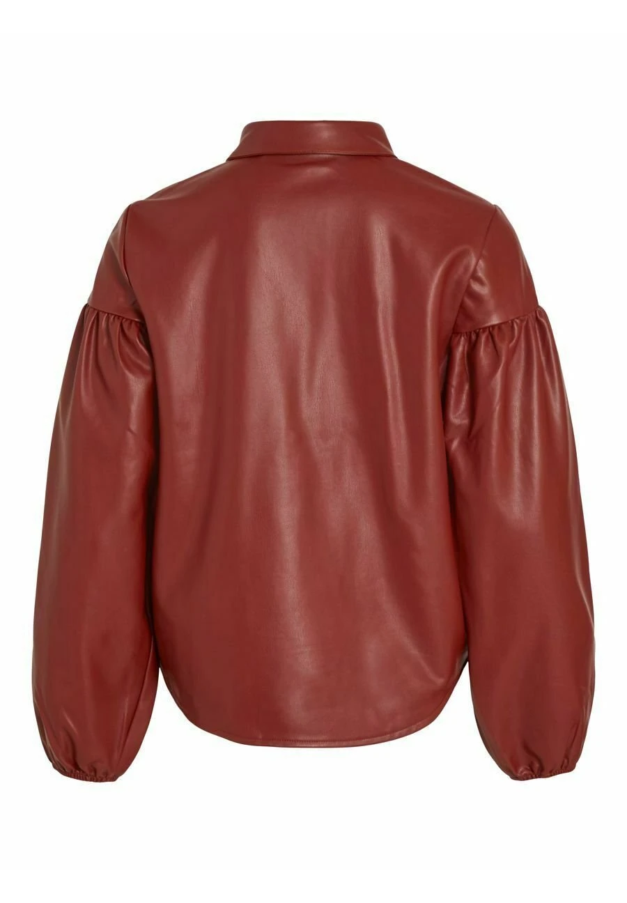 Vila Hemd Beschichtetes - Camisa - Fired Brick - Imagen 6