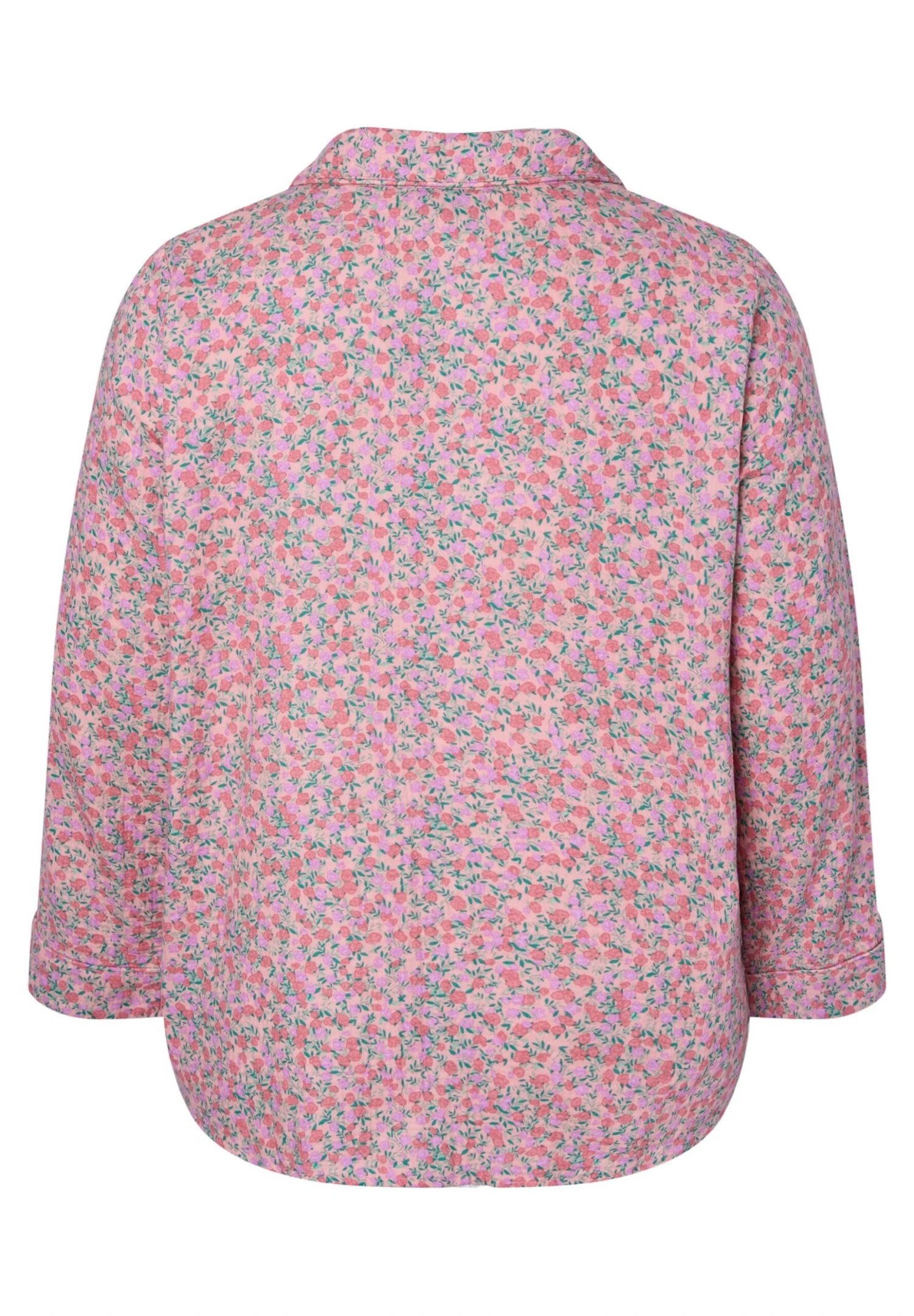 Zizzi Mit Blumenmuster - Camiseta De Pijama - Powder Pink - Imagen 7