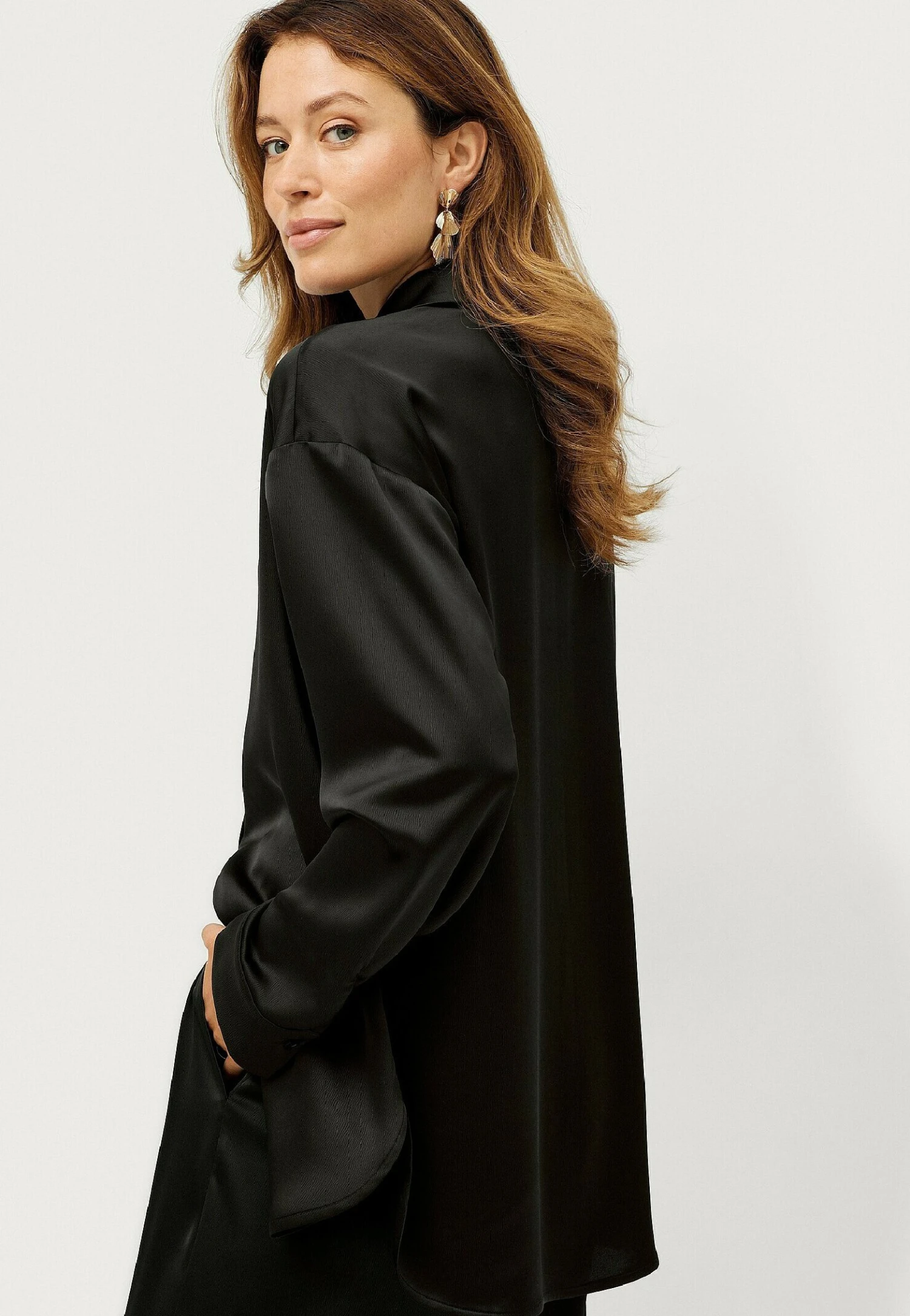 Milan - Camisa - Schwarz