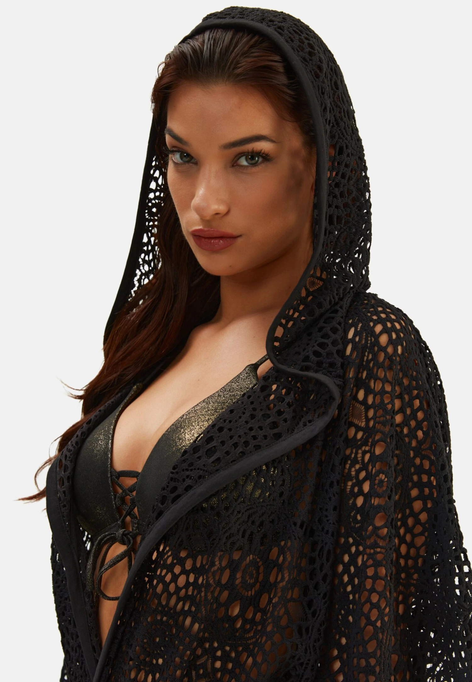 EROS Kimono- Albornoz - Black - Imagen 4