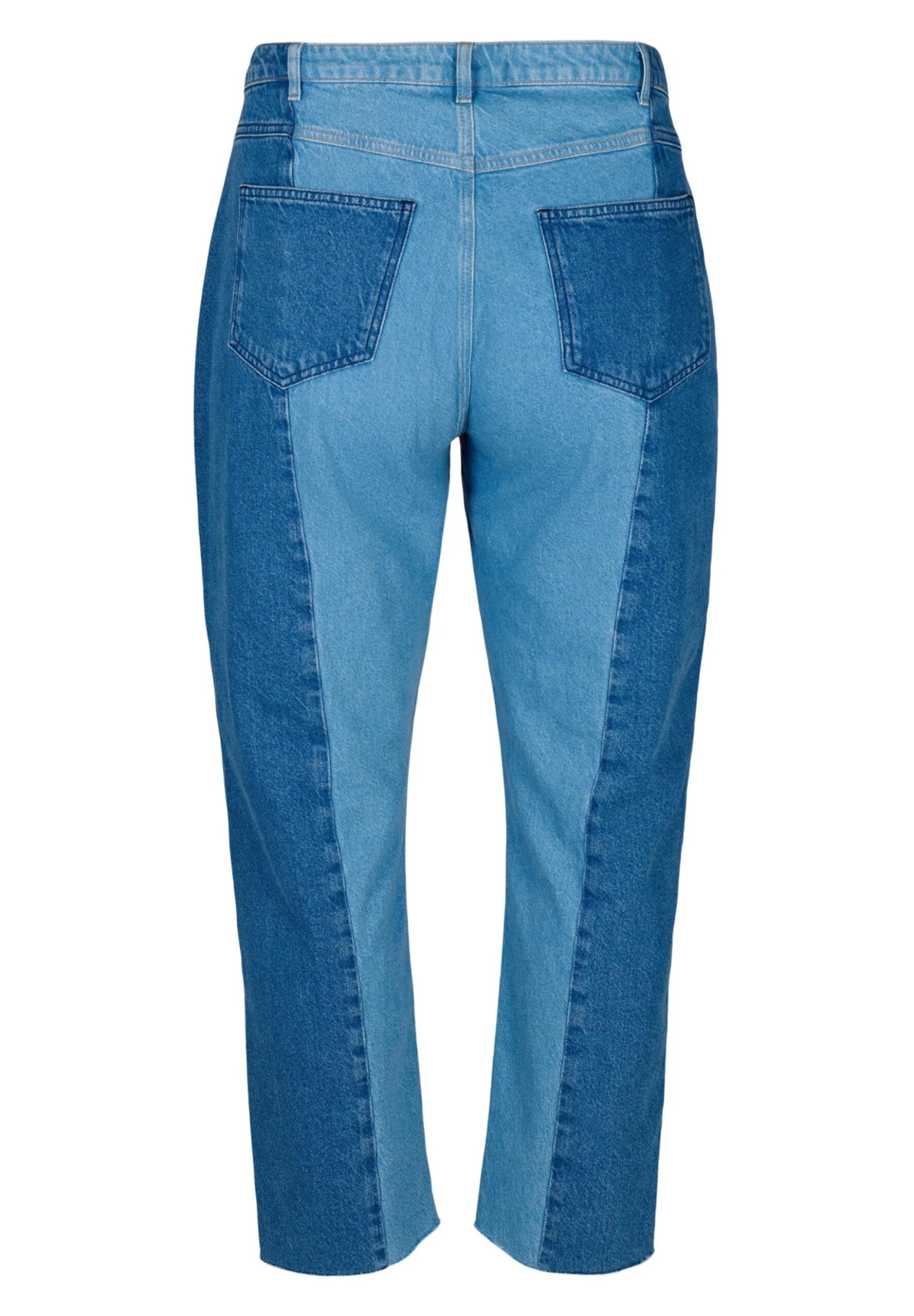 Zizzi Colorblock - Vaqueros Rectos - Blue Denim - Imagen 7