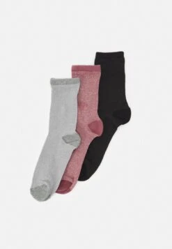 Becksöndergaard Dina Solid Mix 3 Pack - Calcetines - Black/Grey/Mauve