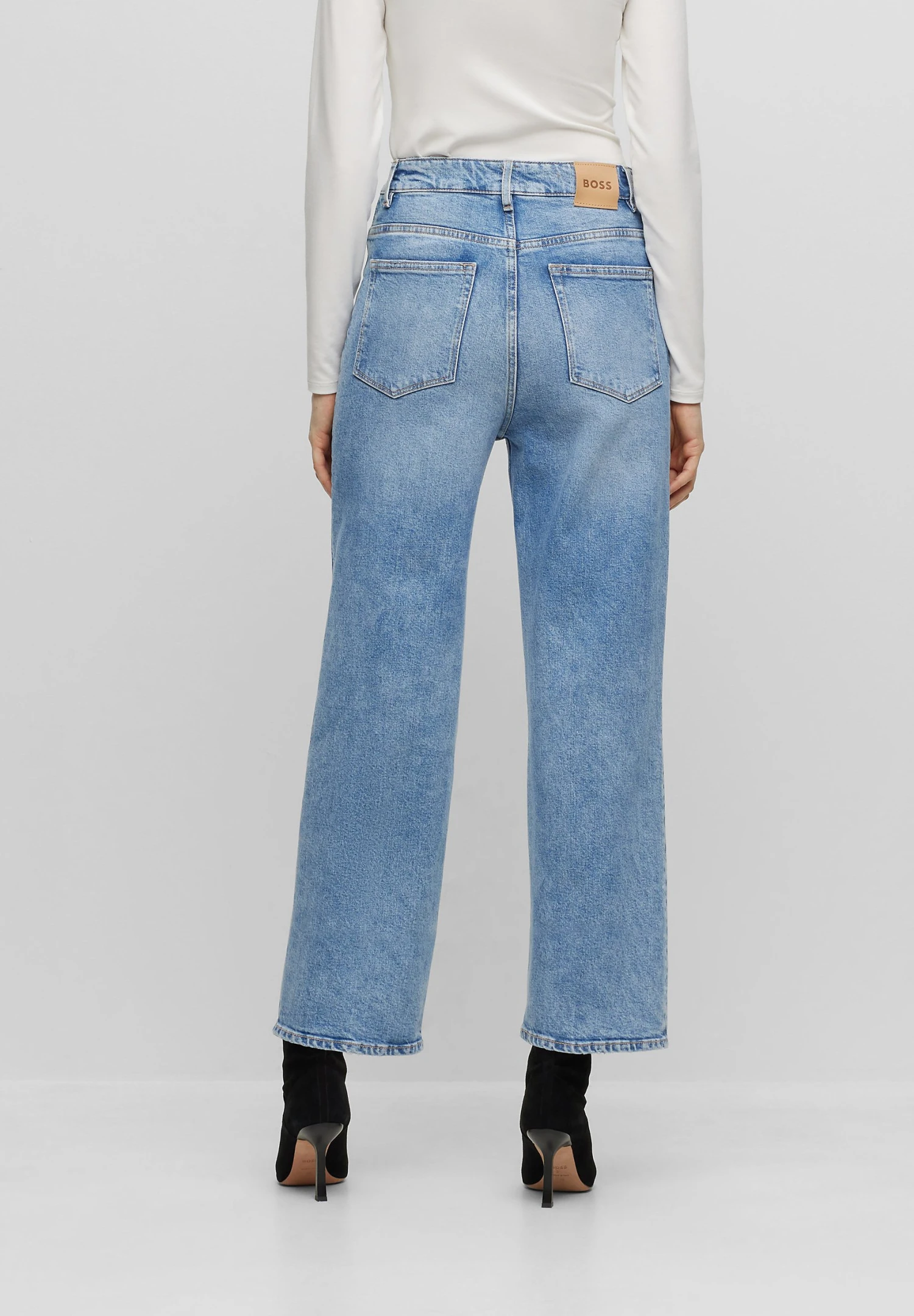 Boss Marlene Hr C - Vaqueros Boyfriend - Light/Pastel Blue - Imagen 3