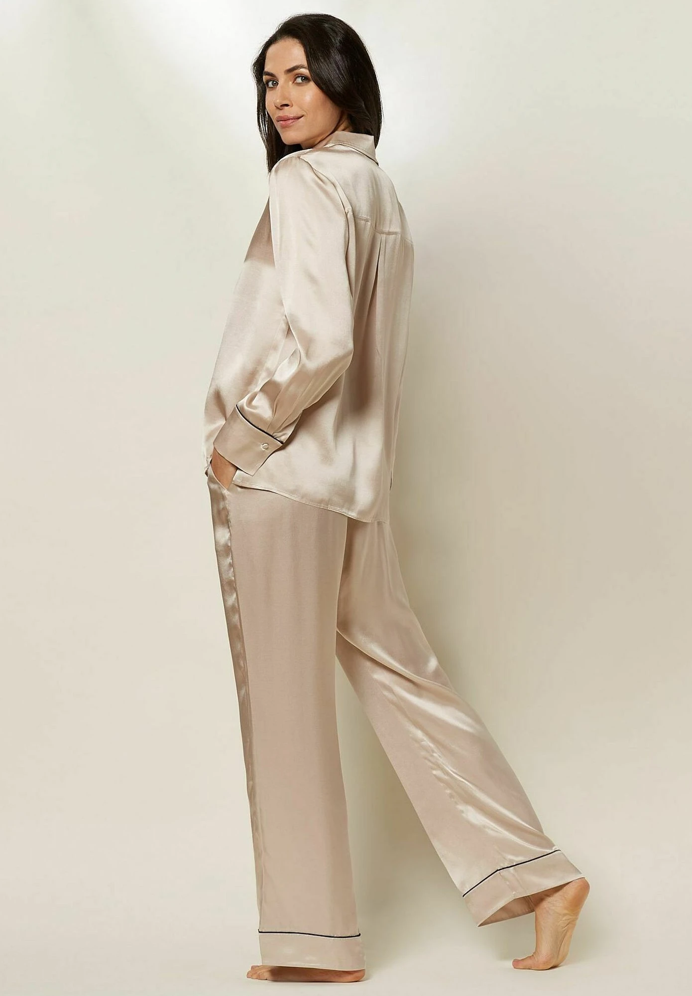 Yamamay Modern - Camiseta De Pijama - Mandorla - Imagen 3