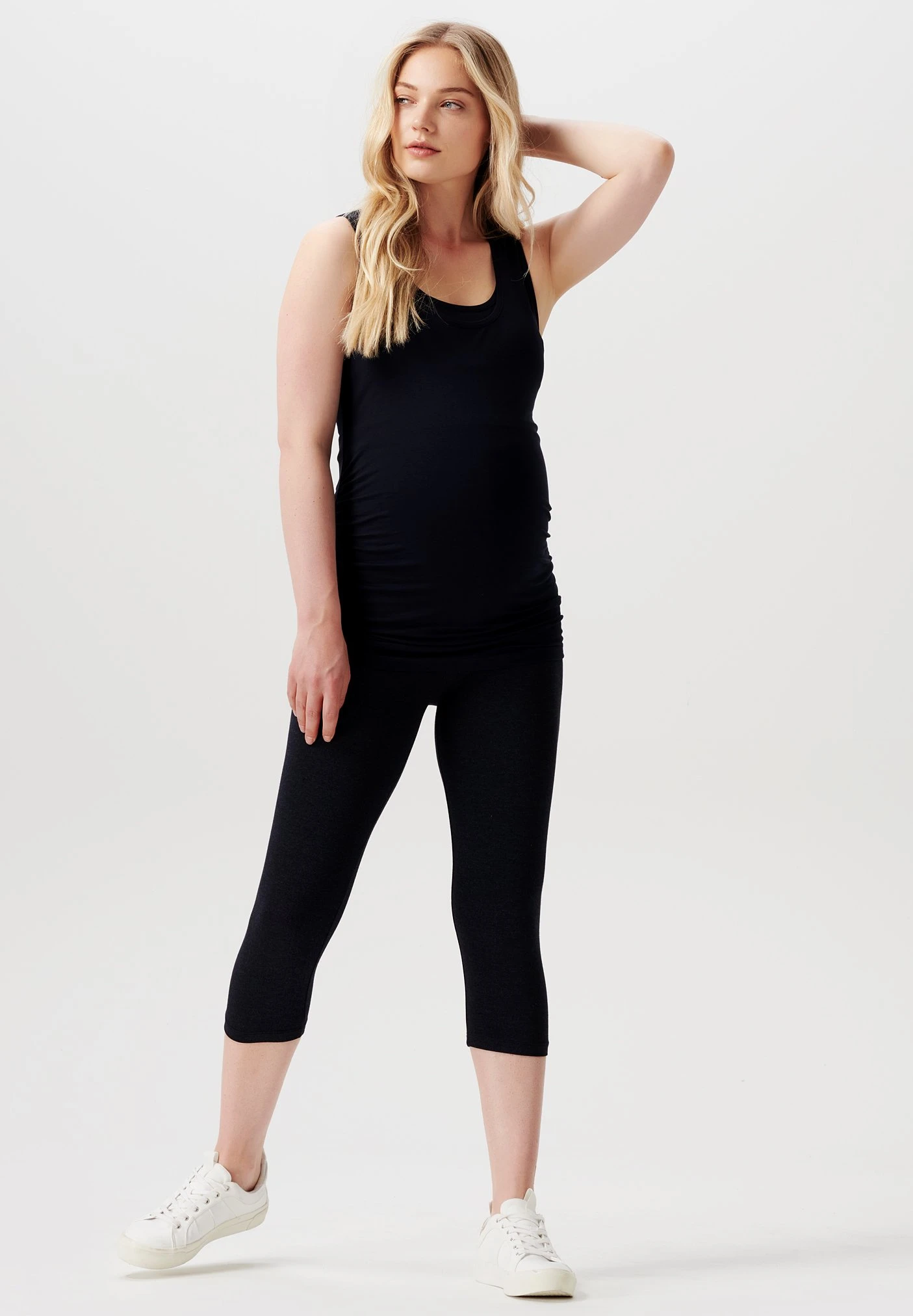 Over The Belly Capri - Leggings - Night Sky Blue