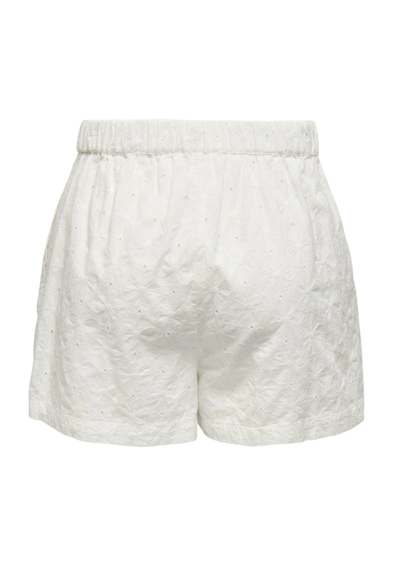 ONLY Onlsherry Emb Wvn - Shorts - Cloud Dancer - Imagen 4