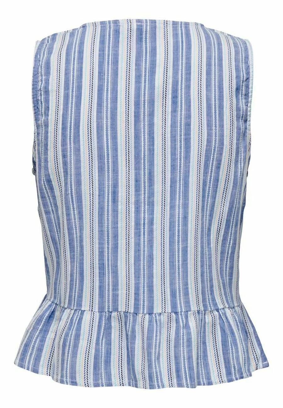 ONLY Ärmel Gestreiftes - Blusa - Clear Sky - Imagen 7