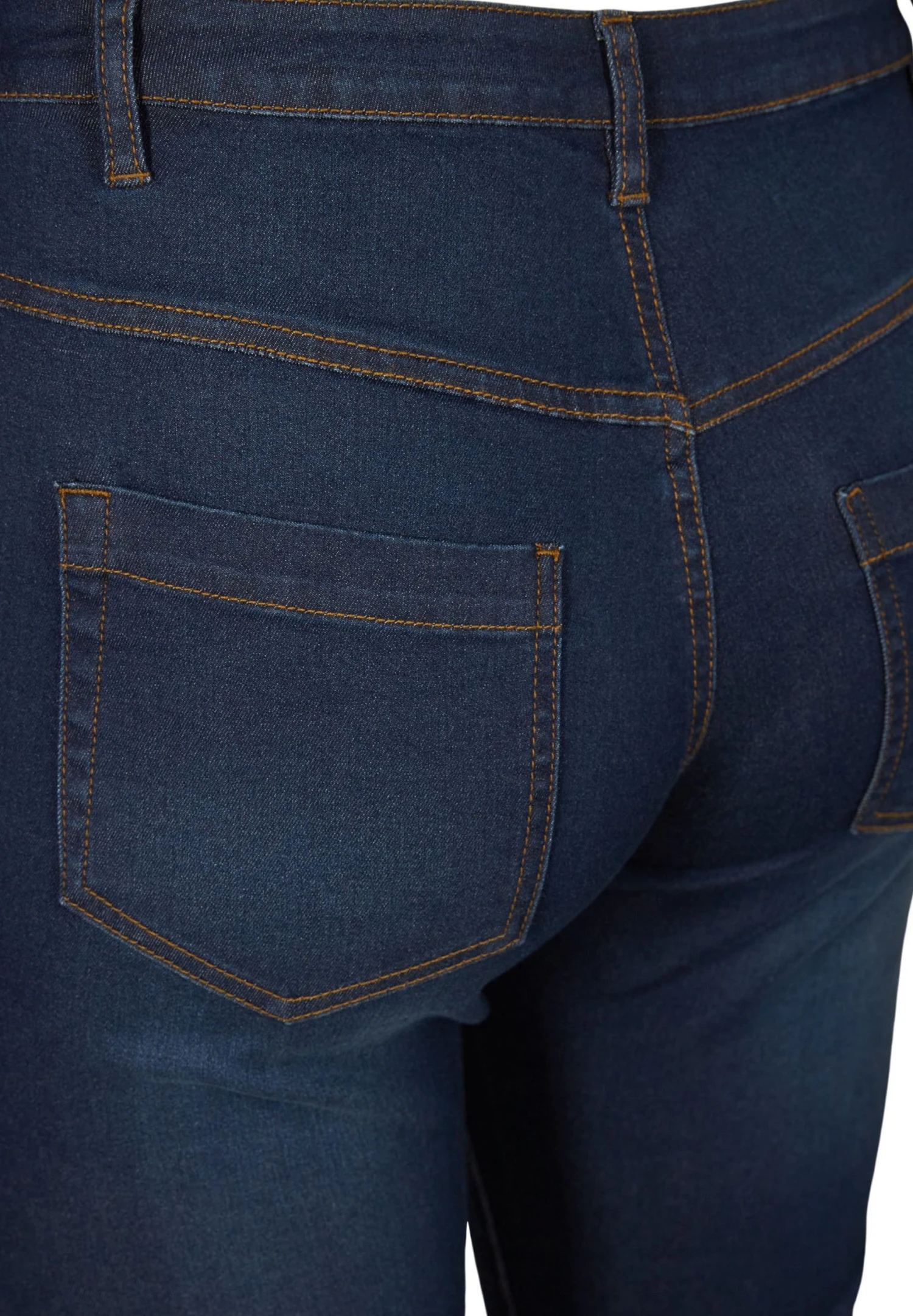 Zizzi High Waisted Amy CapriWith Super - Shorts Vaqueros - Blue Denim - Imagen 6