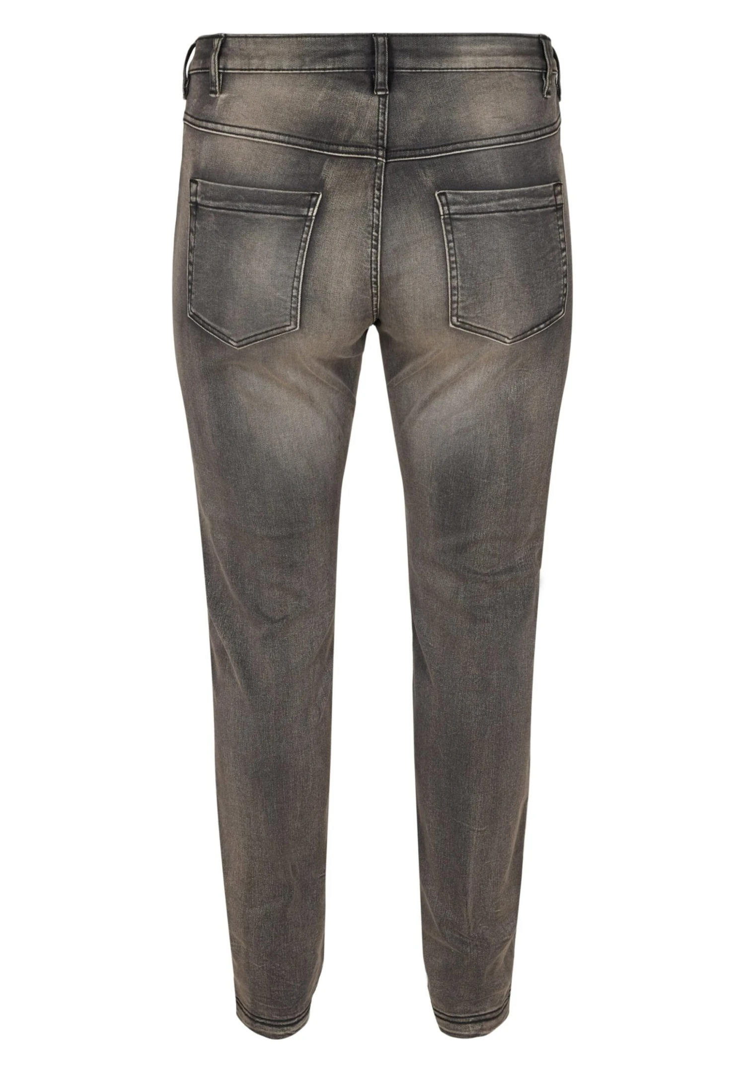 Zizzi With Normal Waist - Vaqueros Slim Fit - Dark Grey Denim - Imagen 5