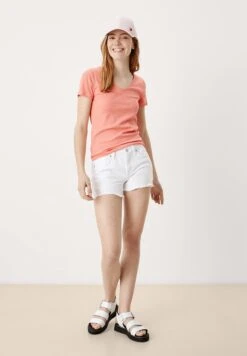 QS By S.Oliver Shorts Vaqueros - White Non Stretche