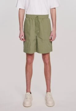 Juna Unisex - Shorts - Oil Green/Bright White